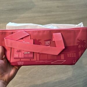 Trader Joe's Pink Tote Bag